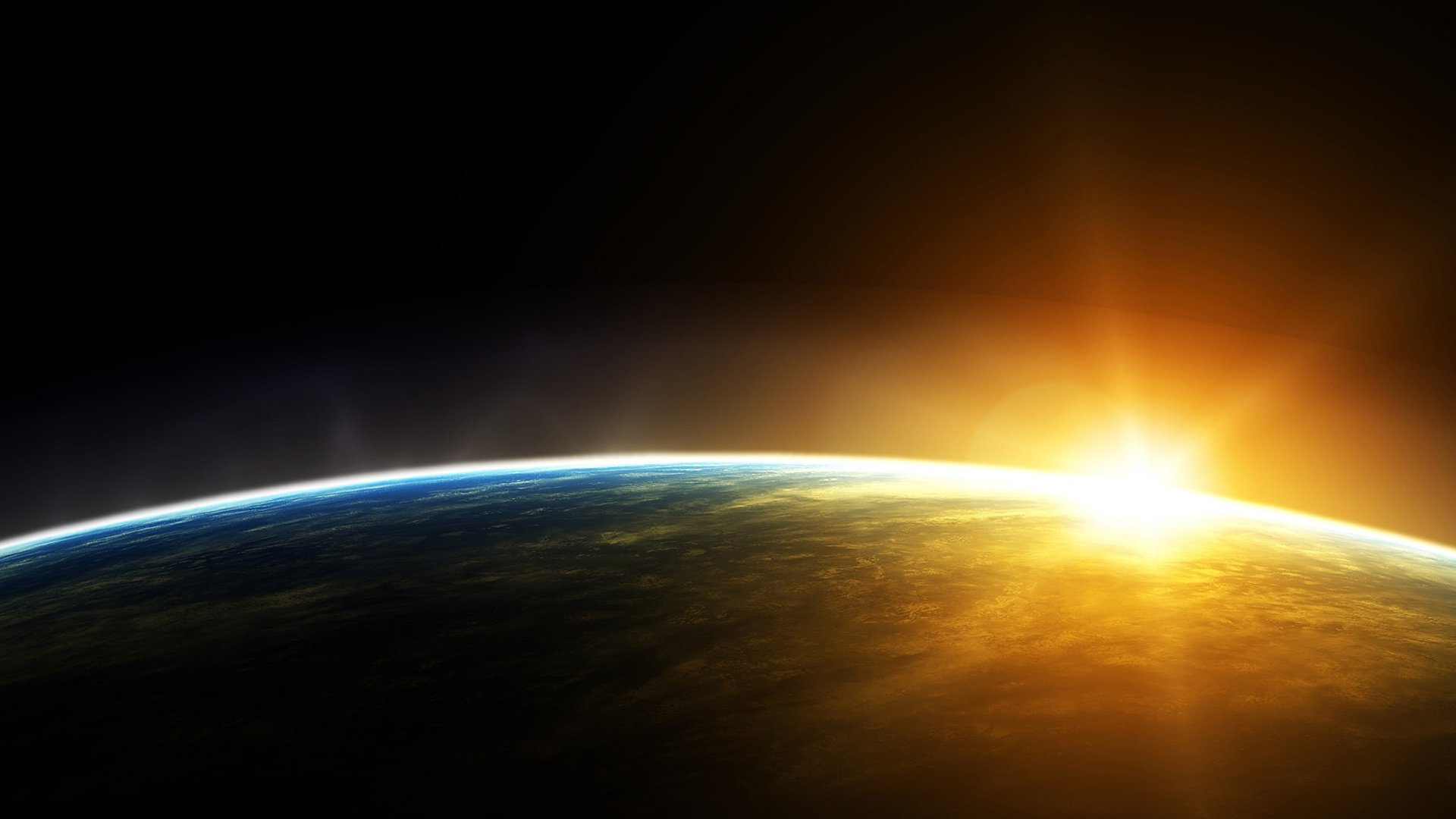 Sunrise in Space